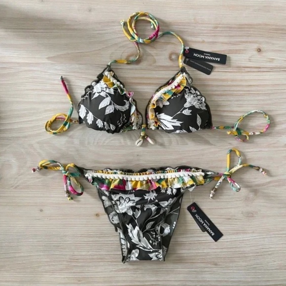 Banana Moon Other - Banana Moon Couture Collection Sirvo Flower Bloom Bikini Set